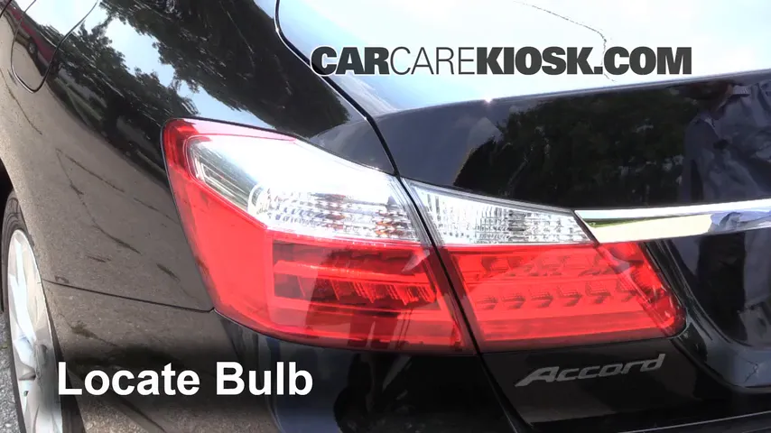 2014 Honda Accord EX-L 3.5L V6 Sedan Luces Luz de giro trasera (reemplazar foco)